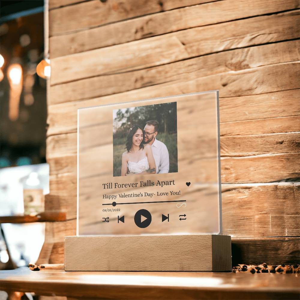 Personalized Song Plaque