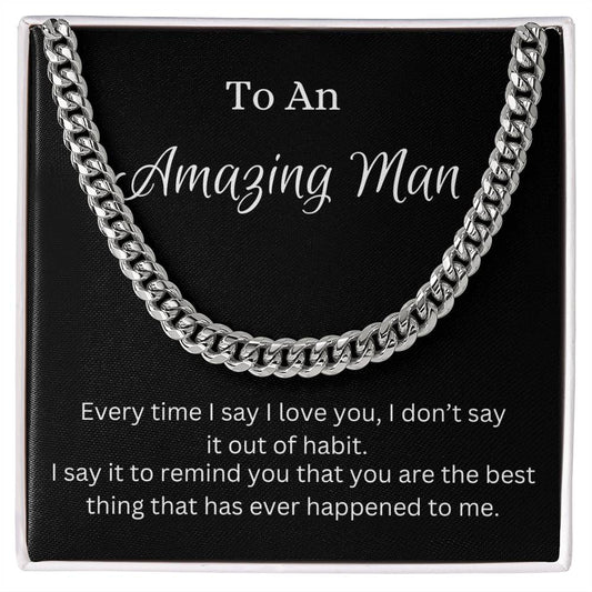 Amazing Man Cuban Chain