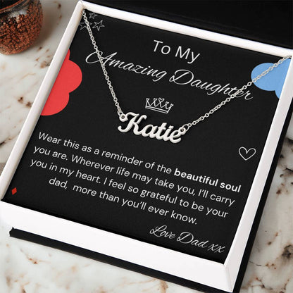 Beautiful Soul Name Necklace