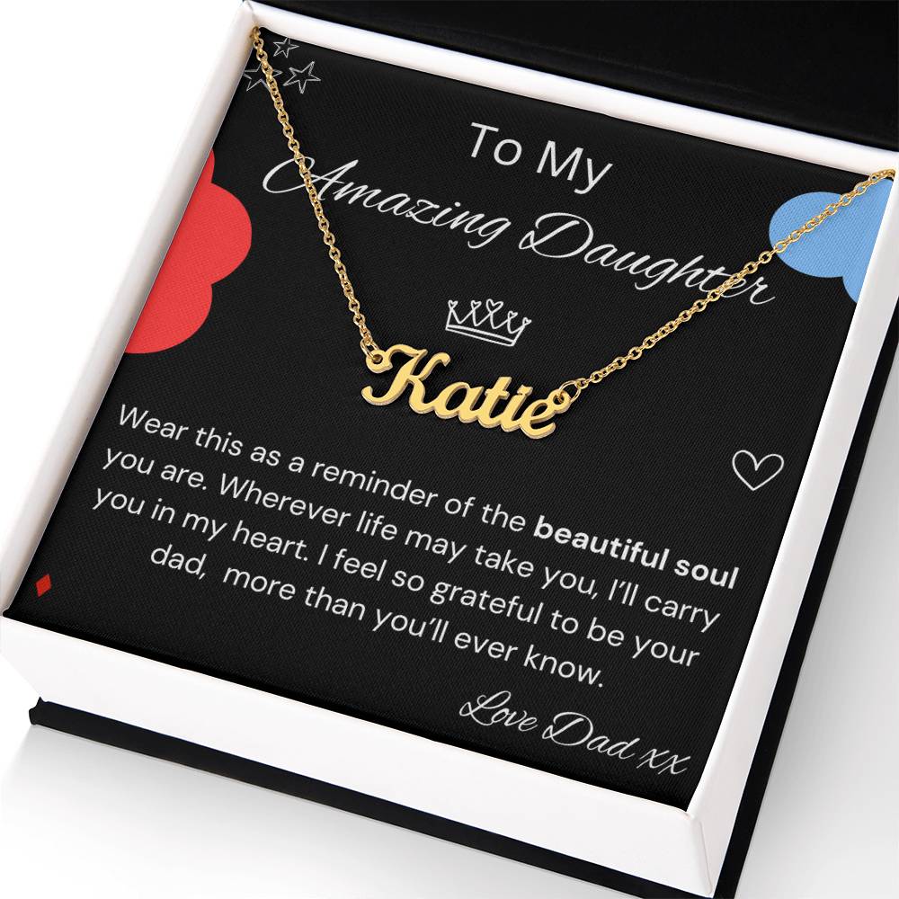 Beautiful Soul Name Necklace