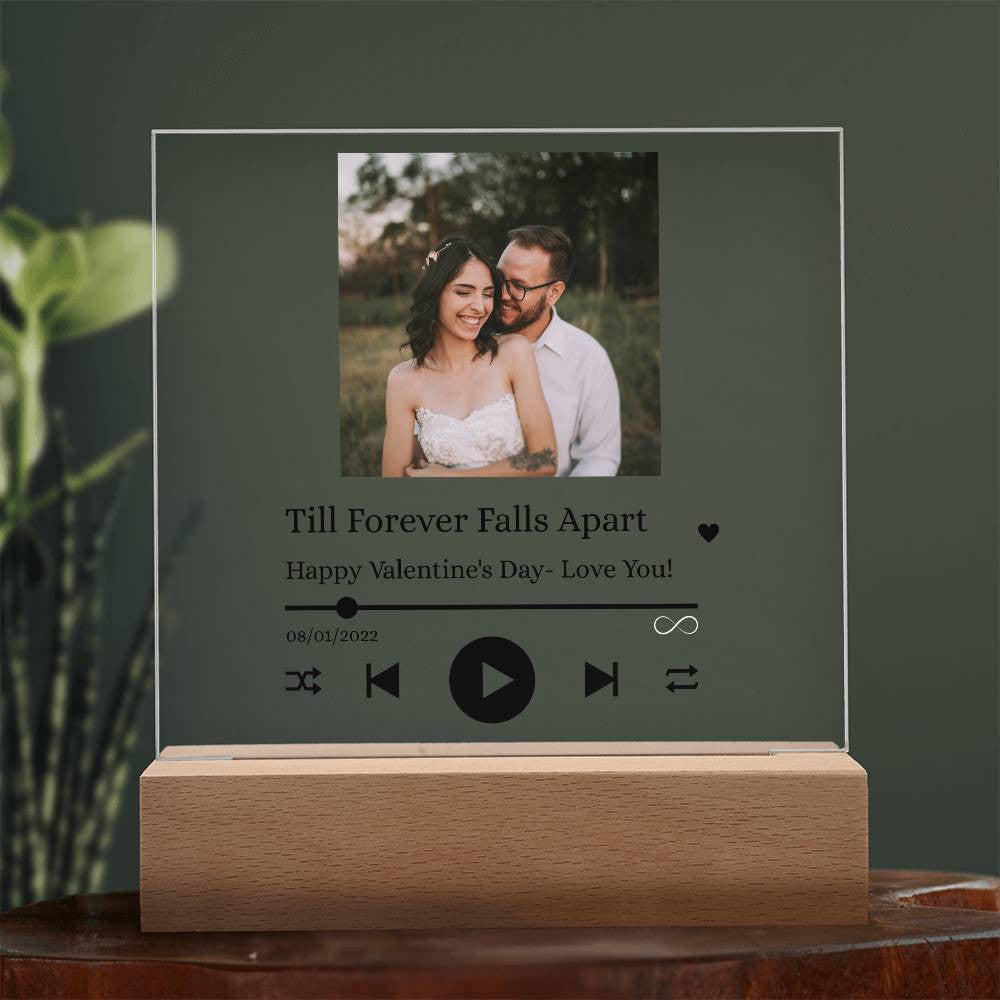 Personalized Song Plaque