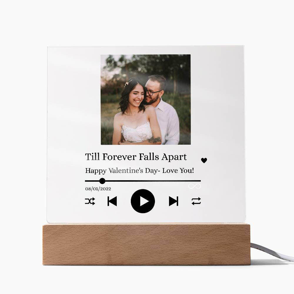 Personalized Song Plaque